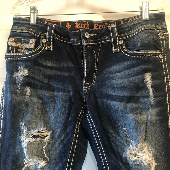 Rock Revival Size 29 Sherry Easy Boot Jeans - Picture 2 of 9